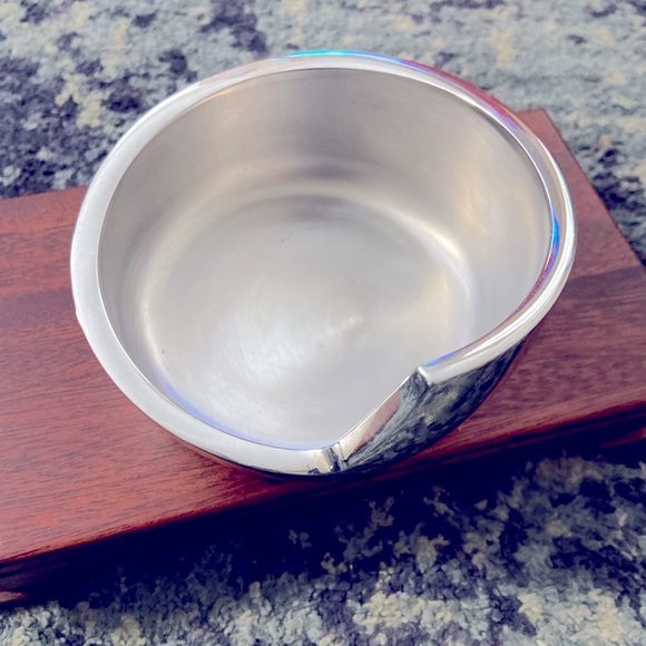 Vintage Nambe Metal Alloy Spiral Wine Coaster 2.5" Silver signed & dated 1998. - Picture 8 of 9